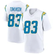 Men's Nike Los Angeles Chargers Eric Tomlinson White Jersey - Game