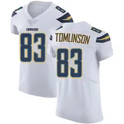 Men's Nike Los Angeles Chargers Eric Tomlinson White Vapor Untouchable Jersey - Elite