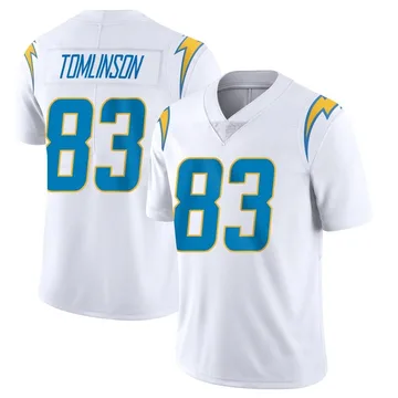 Men's Nike Los Angeles Chargers Eric Tomlinson White Vapor Untouchable Jersey - Limited