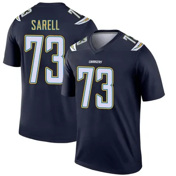 Men's Nike Los Angeles Chargers Foster Sarell Navy Jersey - Legend