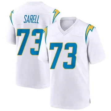 Men's Nike Los Angeles Chargers Foster Sarell White Jersey - Game