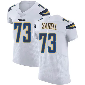 Men's Nike Los Angeles Chargers Foster Sarell White Vapor Untouchable Jersey - Elite