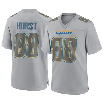 Men's Nike Los Angeles Chargers Hayden Hurst Gray Atmosphere Fashion Jersey - Game