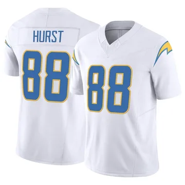 Men's Nike Los Angeles Chargers Hayden Hurst White Vapor F.U.S.E. Jersey - Limited