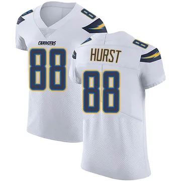 Men's Nike Los Angeles Chargers Hayden Hurst White Vapor Untouchable Jersey - Elite