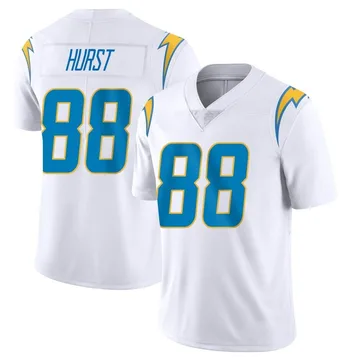 Men's Nike Los Angeles Chargers Hayden Hurst White Vapor Untouchable Jersey - Limited