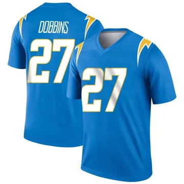 Men's Nike Los Angeles Chargers J.K. Dobbins Blue Powder Jersey - Legend