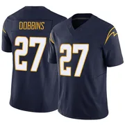 Men's Nike Los Angeles Chargers J.K. Dobbins Navy Vapor F.U.S.E. Jersey - Limited