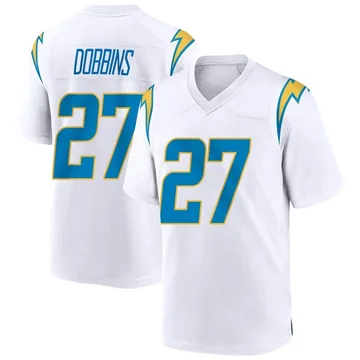 Men's Nike Los Angeles Chargers J.K. Dobbins White Jersey - Game