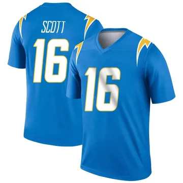 Men's Nike Los Angeles Chargers JK Scott Blue Powder Jersey - Legend