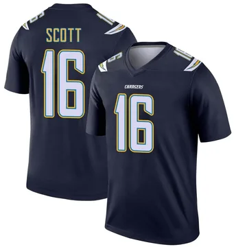 Men's Nike Los Angeles Chargers JK Scott Navy Jersey - Legend