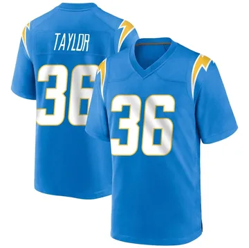 Men's Nike Los Angeles Chargers Ja'Sir Taylor Blue Powder Alternate Jersey - Game