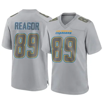 Men's Nike Los Angeles Chargers Jalen Reagor Gray Atmosphere Fashion Jersey - Game