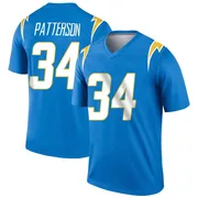 Men's Nike Los Angeles Chargers Jaret Patterson Blue Powder Jersey - Legend