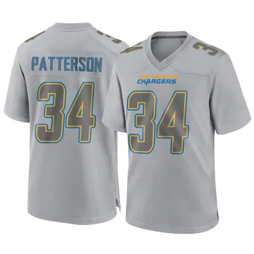 Men's Nike Los Angeles Chargers Jaret Patterson Gray Atmosphere Fashion Jersey - Game