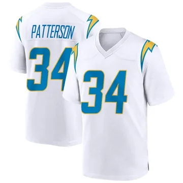 Men's Nike Los Angeles Chargers Jaret Patterson White Jersey - Game