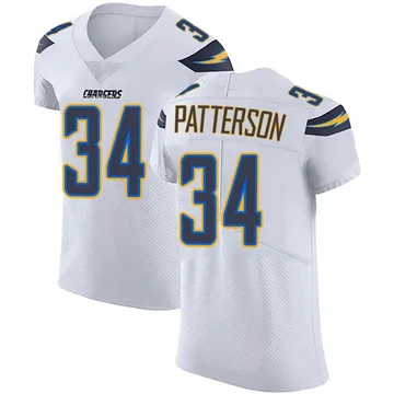 Men's Nike Los Angeles Chargers Jaret Patterson White Vapor Untouchable Jersey - Elite