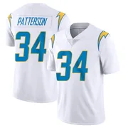 Men's Nike Los Angeles Chargers Jaret Patterson White Vapor Untouchable Jersey - Limited