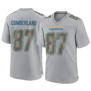 Men's Nike Los Angeles Chargers Jeff Cumberland Gray Atmosphere Fashion Jersey - Game