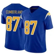 Men's Nike Los Angeles Chargers Jeff Cumberland Royal Vapor F.U.S.E. Jersey - Limited