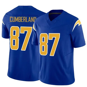 Men's Nike Los Angeles Chargers Jeff Cumberland Royal Vapor F.U.S.E. Jersey - Limited