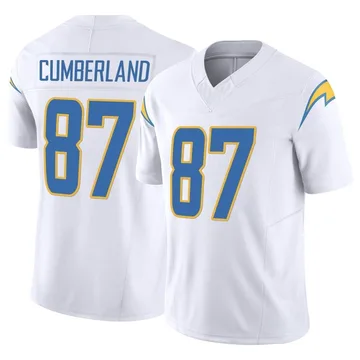 Men's Nike Los Angeles Chargers Jeff Cumberland White Vapor F.U.S.E. Jersey - Limited