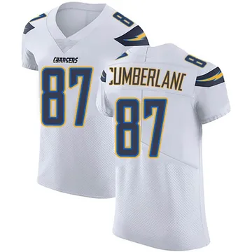 Men's Nike Los Angeles Chargers Jeff Cumberland White Vapor Untouchable Jersey - Elite