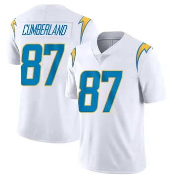 Men's Nike Los Angeles Chargers Jeff Cumberland White Vapor Untouchable Jersey - Limited