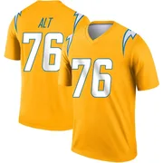 Men's Nike Los Angeles Chargers Joe Alt Gold Inverted Jersey - Legend