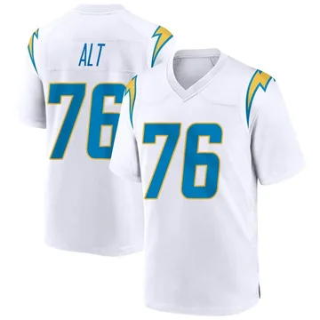 Men's Nike Los Angeles Chargers Joe Alt White Jersey - Game