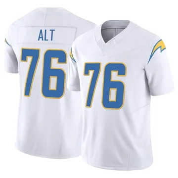 Men's Nike Los Angeles Chargers Joe Alt White Vapor F.U.S.E. Jersey - Limited