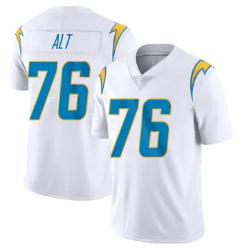 Men's Nike Los Angeles Chargers Joe Alt White Vapor Untouchable Jersey - Limited