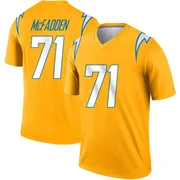 Men's Nike Los Angeles Chargers Jordan McFadden Gold Inverted Jersey - Legend