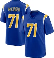 Men's Nike Los Angeles Chargers Jordan McFadden Royal 2nd Alternate Jersey - Game