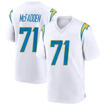 Men's Nike Los Angeles Chargers Jordan McFadden White Jersey - Game