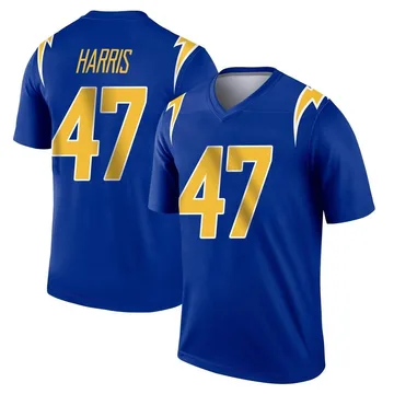 Men's Nike Los Angeles Chargers Josh Harris Royal 2nd Alternate Jersey - Legend