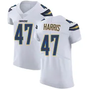 Men's Nike Los Angeles Chargers Josh Harris White Vapor Untouchable Jersey - Elite