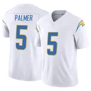 Men's Nike Los Angeles Chargers Joshua Palmer White Vapor F.U.S.E. Jersey - Limited