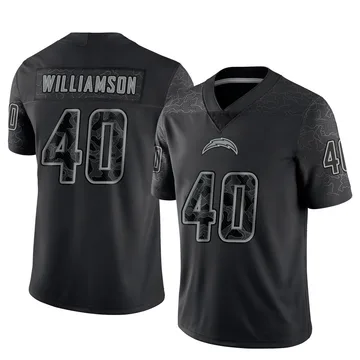 Men's Nike Los Angeles Chargers Kendall Williamson Black Reflective Jersey - Limited