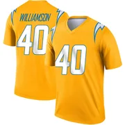 Men's Nike Los Angeles Chargers Kendall Williamson Gold Inverted Jersey - Legend