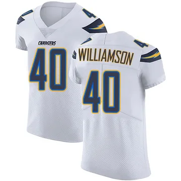 Men's Nike Los Angeles Chargers Kendall Williamson White Vapor Untouchable Jersey - Elite