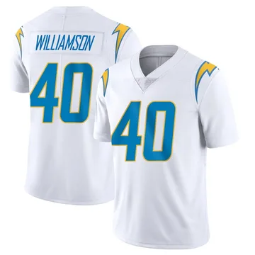 Men's Nike Los Angeles Chargers Kendall Williamson White Vapor Untouchable Jersey - Limited