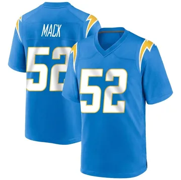 Men's Nike Los Angeles Chargers Khalil Mack Blue Powder Alternate Jersey - Game