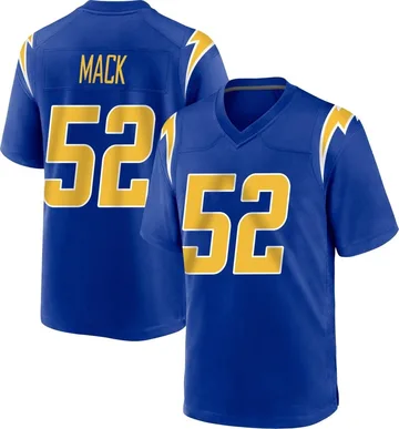 Men's Nike Los Angeles Chargers Khalil Mack Royal 2nd Alternate Jersey - Game