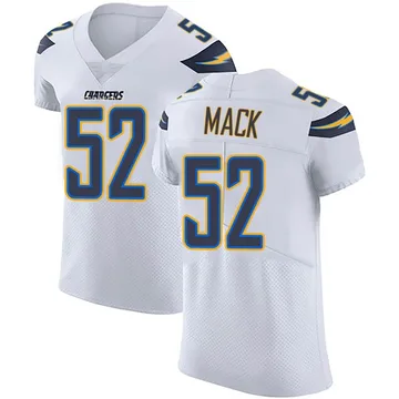 Men's Nike Los Angeles Chargers Khalil Mack White Vapor Untouchable Jersey - Elite