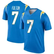 Men's Nike Los Angeles Chargers Kristian Fulton Blue Powder Jersey - Legend