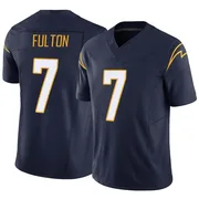 Men's Nike Los Angeles Chargers Kristian Fulton Navy Vapor F.U.S.E. Jersey - Limited