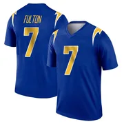 Men's Nike Los Angeles Chargers Kristian Fulton Royal 2nd Alternate Jersey - Legend