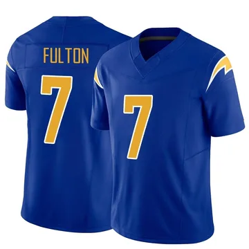 Men's Nike Los Angeles Chargers Kristian Fulton Royal Vapor F.U.S.E. Jersey - Limited