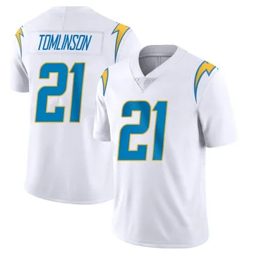 Men's Nike Los Angeles Chargers LaDainian Tomlinson White Vapor Untouchable Jersey - Limited